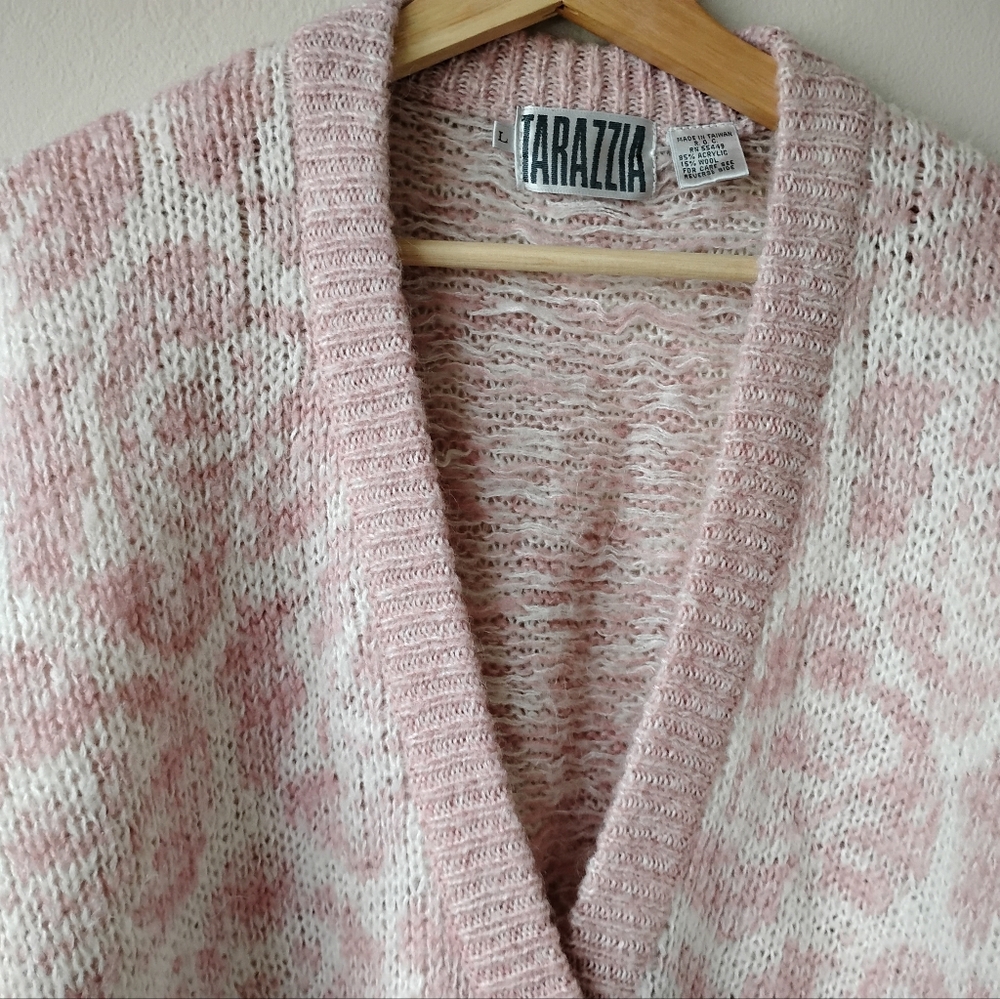 Vintage Tarazzia Pink Size L Cardigan - Picture 4 of 12